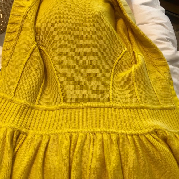 Catherine Malandrino Yellow Sweater -S - Picture 3 of 4